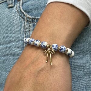 New! Anthropologie Ceramic Beaded Bracelet (2010) NWOT
